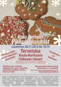 Pikkujoulut 2015